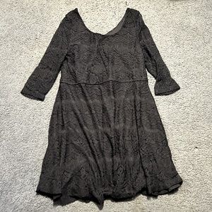 Navy Blue Lace Dress size 1X